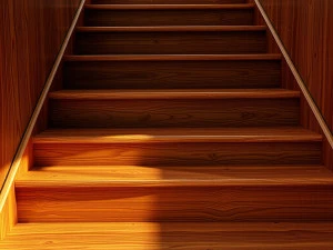 escalier-en-bois-massif